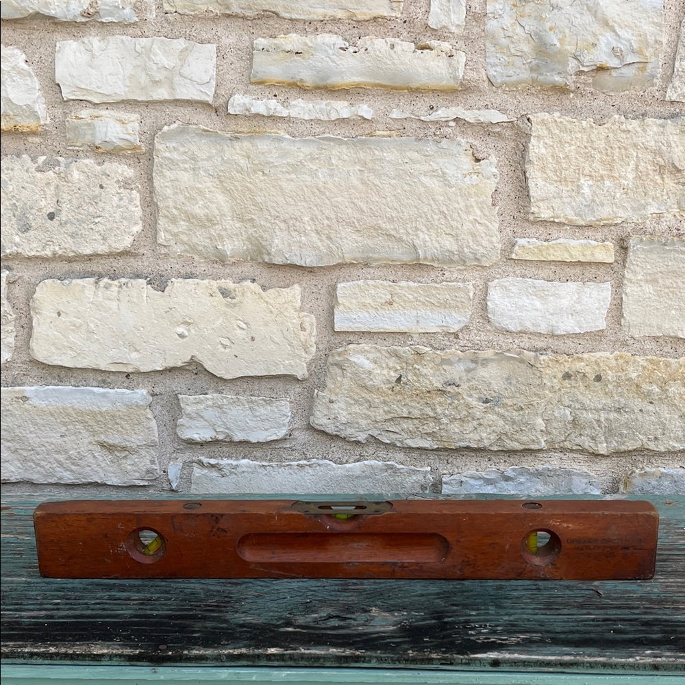 Early 1900s Wooden Level